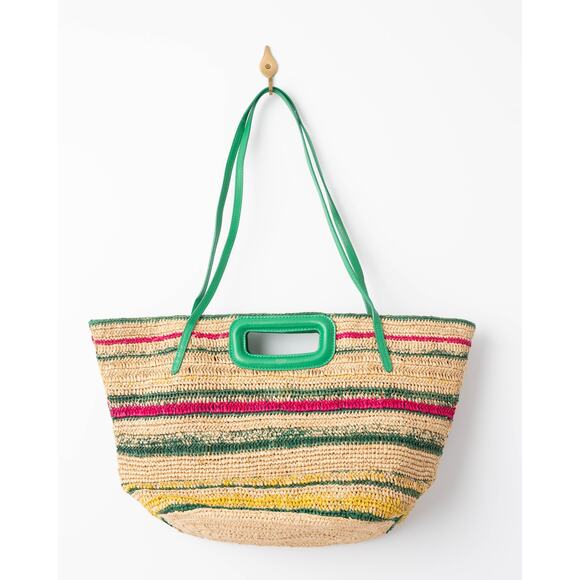 Maje Striped Basket Bag - Picture 4 of 6